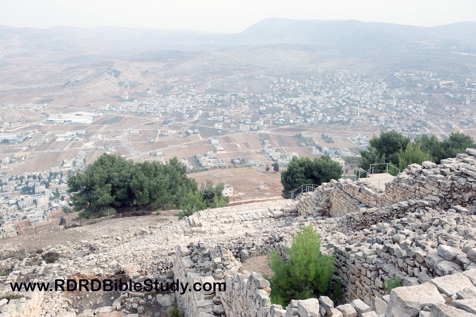 RDRD Bible Study Mount Gerizim View of Valley