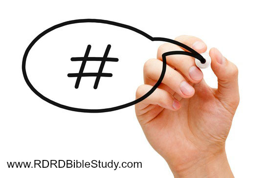 RDRD Bible Study Hashtag Bubble