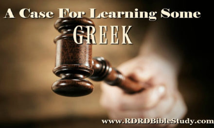 A Case For Learning Some Greek