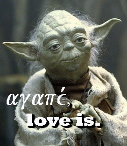 RDRD Bible Study Case For Learning Some Greek Yoda Love Is