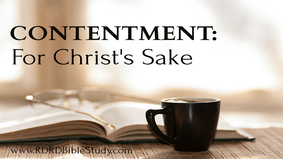 Contentment: For Christ’s Sake