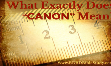 What Exactly Does “Canon” Mean?