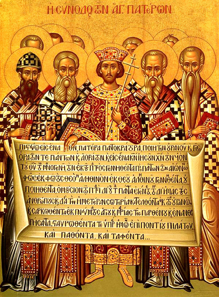 RDRD Bible Study Constantine And Bishops Nicaea Icon