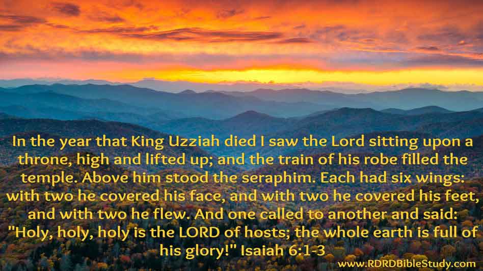 RDRD Bible Study Isaiah 6 1-3